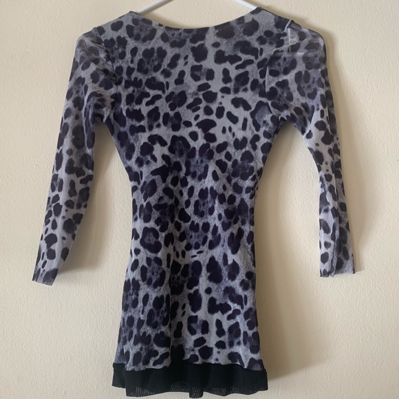 BEBE mesh wrap shirt - Picture 2 of 5